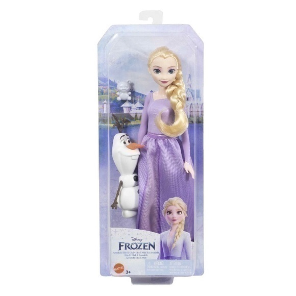 NIP. DISNEY Frozen Arendelle Elsa & Olaf Doll - Picture 1 of 6